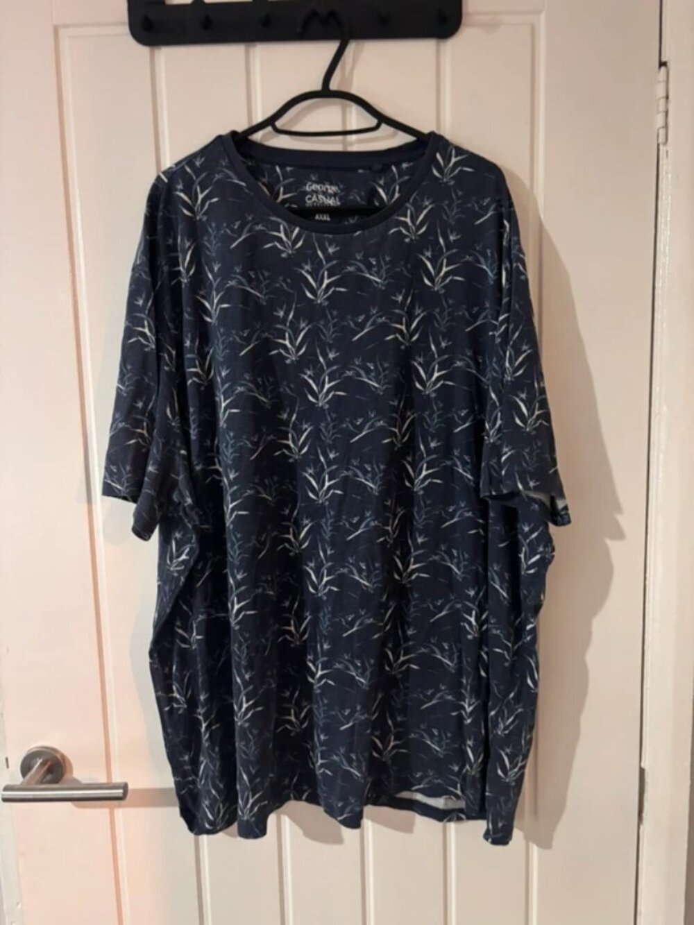 Men’s XXXL George navy printed t shirt